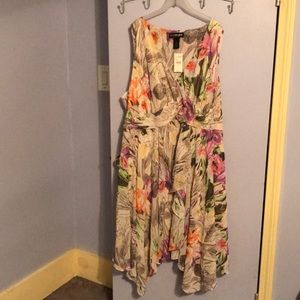 Lane Bryant size 28 multicolored sleeveless dress